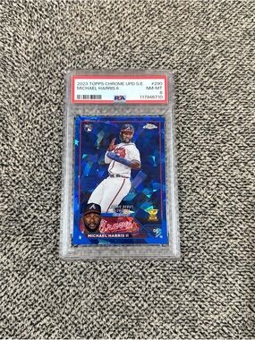 Braves Michael Harris II Rookie Graded PSA 8